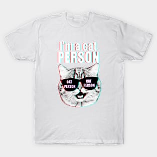 Cat person. Majestically. T-Shirt